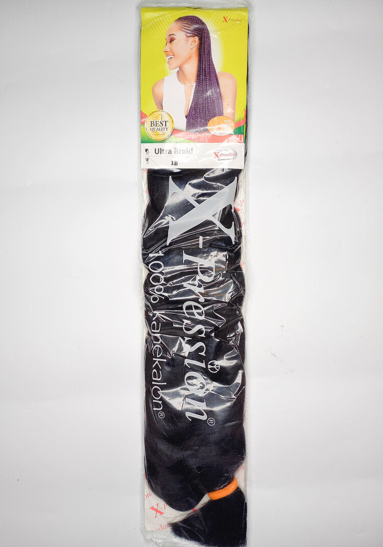 X Pression Syn Ultra Braid X-PRESSION Ultra Hair Braid (Braiding) Extension (Choice of Colours)