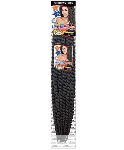 Motown Tress  Syn CHT 24 Cuban 2 X Havana Twist Braid