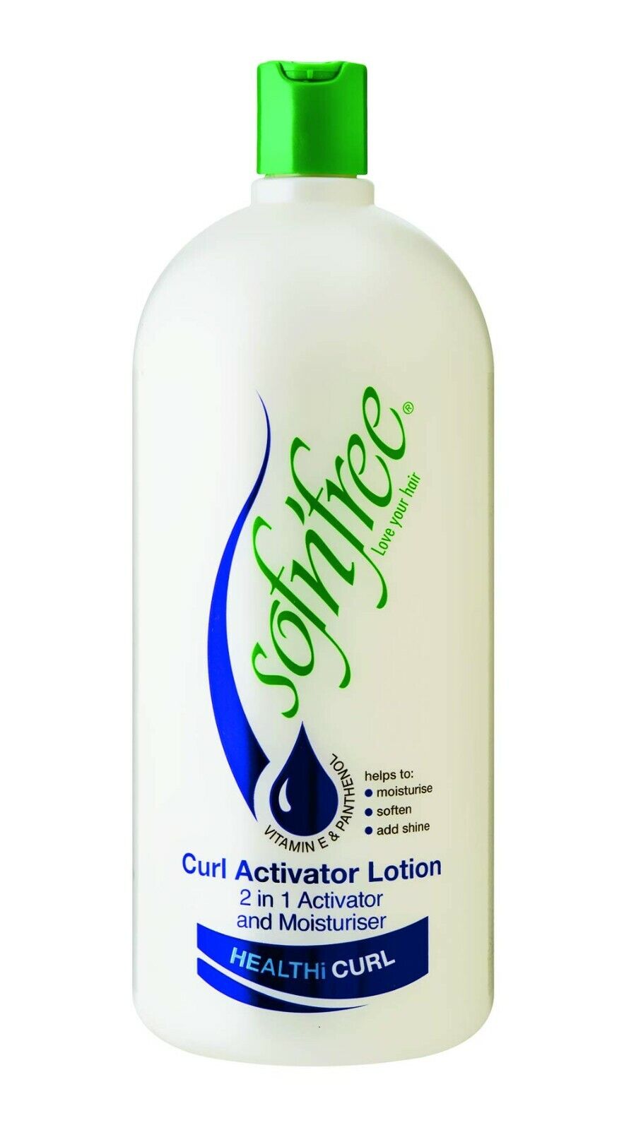 Sof N Free Curl Activator Lotion Vitamin E 2in1 Activator & Moisturiser 350ml 750ml & 1000ml