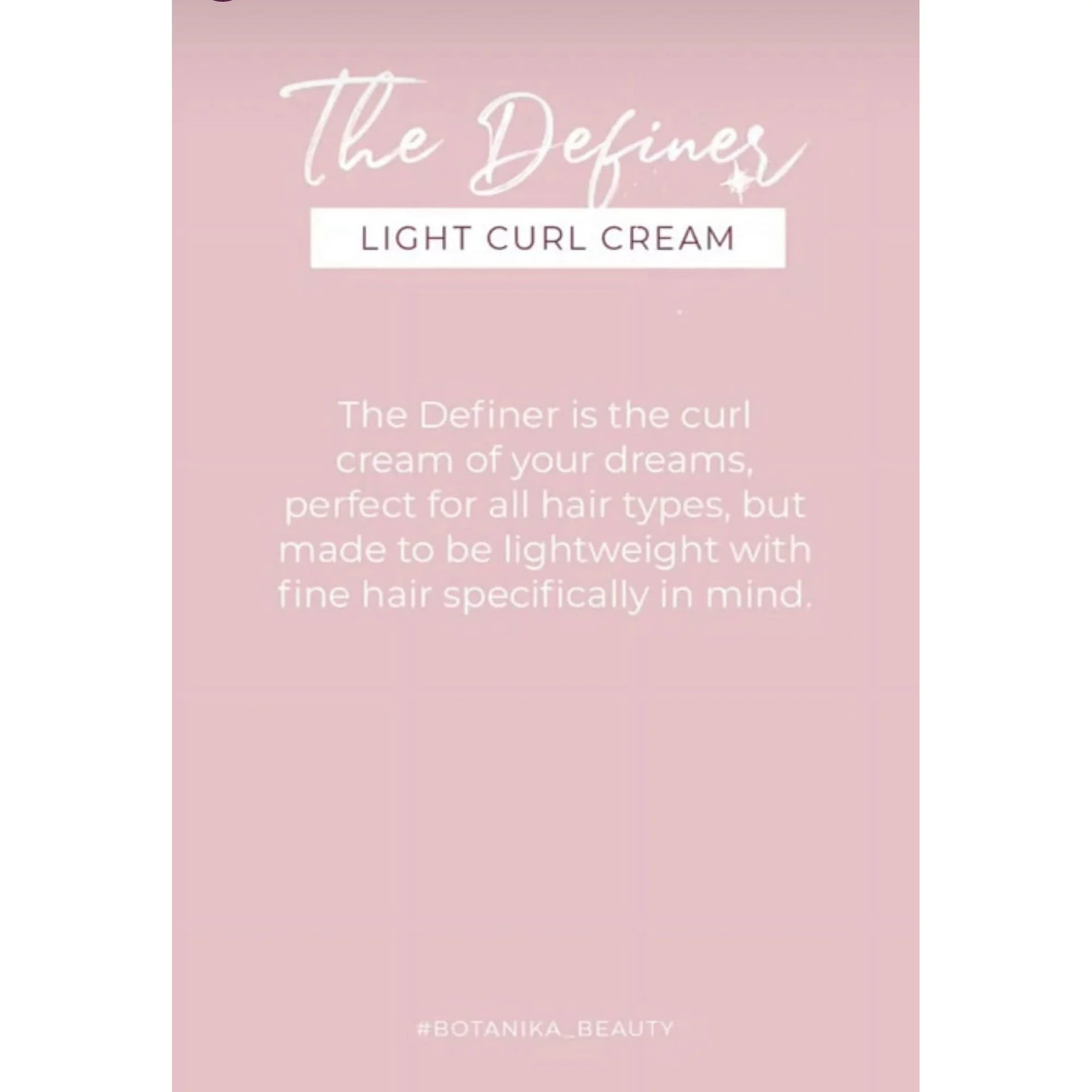 Botanika Beauty The Definer Curl Cream 354ml