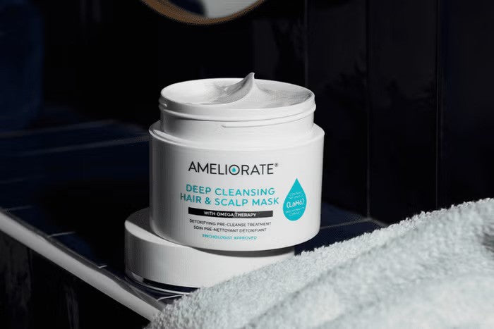 AMELIORATE Deep Cleansing Hair & Scalp Mask with Omega Therapy 225ml