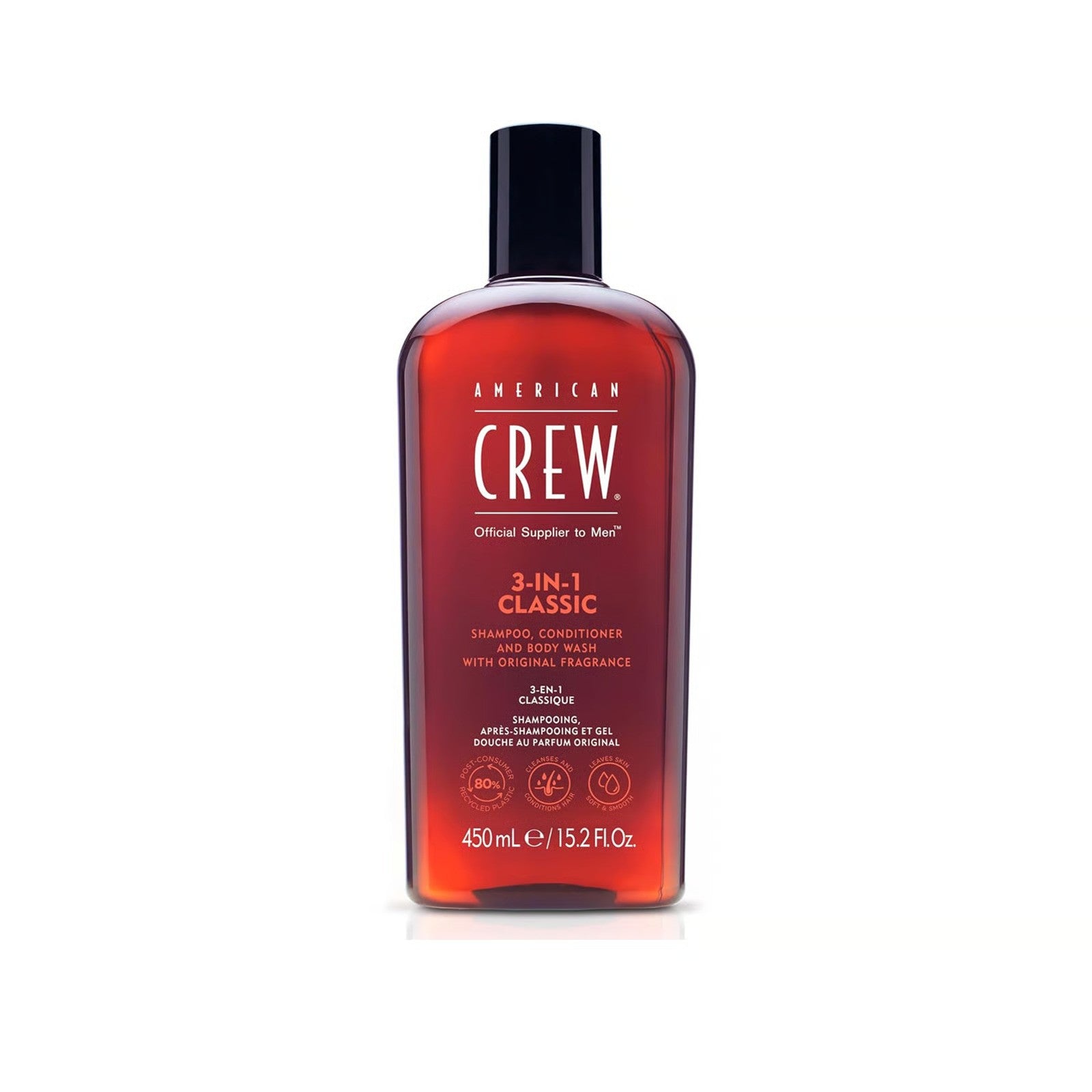 American Crew 3 In 1 Classic Men Shampoo Conditioner And Body Wash 250ml / 450ml