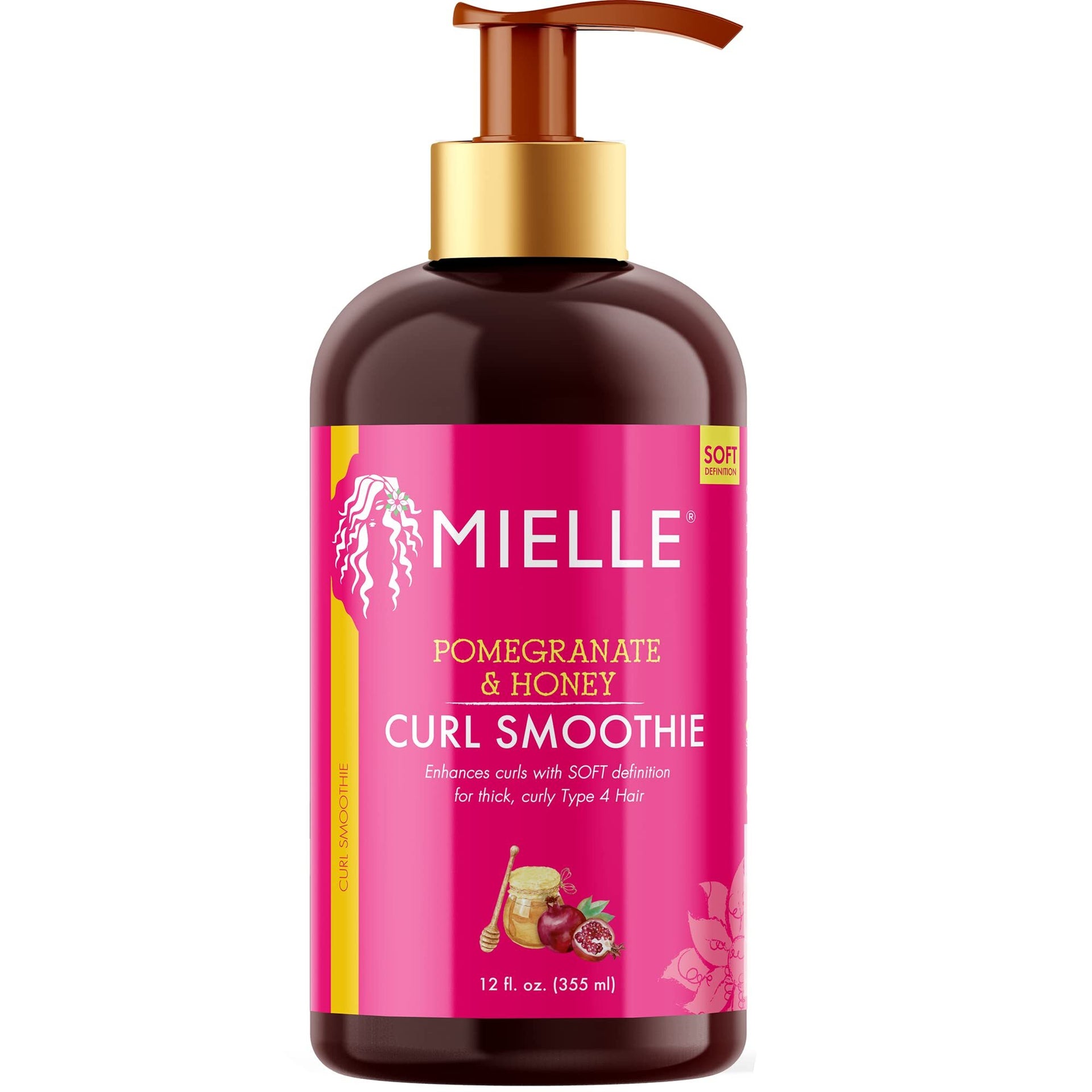 Mielle Organics Pomegranate & Honey Curl Smoothie For Thick Hair - 355ml