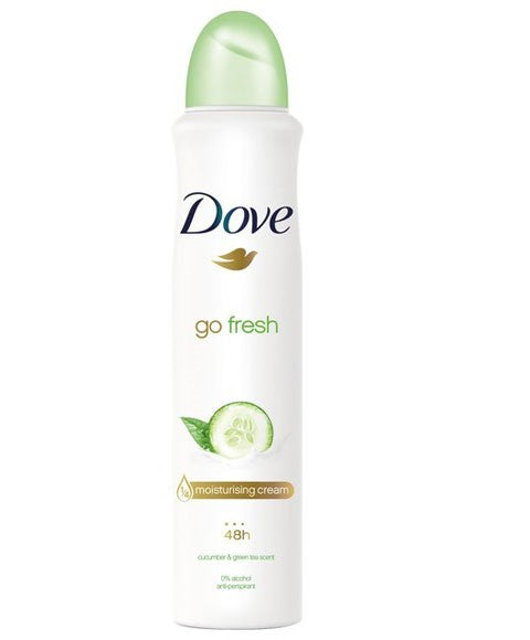 Dove Go Fresh Cucumber And Green Tea 48H Anti Perspirant Spray 