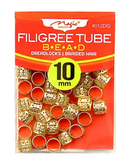 Bee Sales Magic Collection Filigree Tube Bead 012DIS Golden