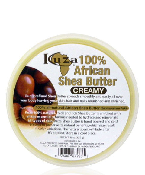 kuza Hundred Percent African Shea Butter Creamy