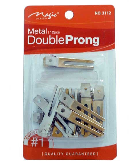 Bee Sales Magic Collection Metal Double Prong Clips 3112