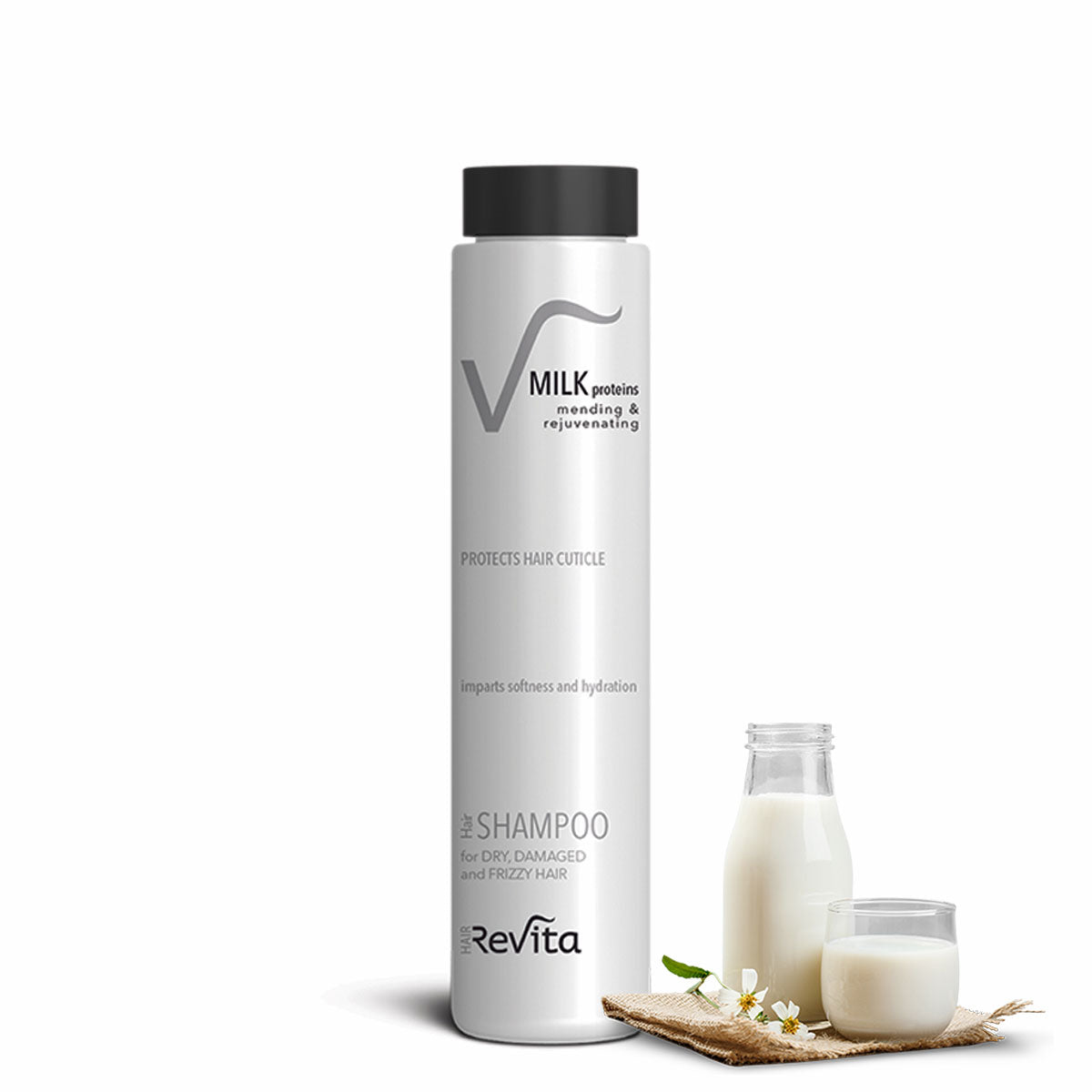 A3 Revita Milk Proteins Mending & Rejuvenating Shampoo For Dry Frizzy Hair 250ml