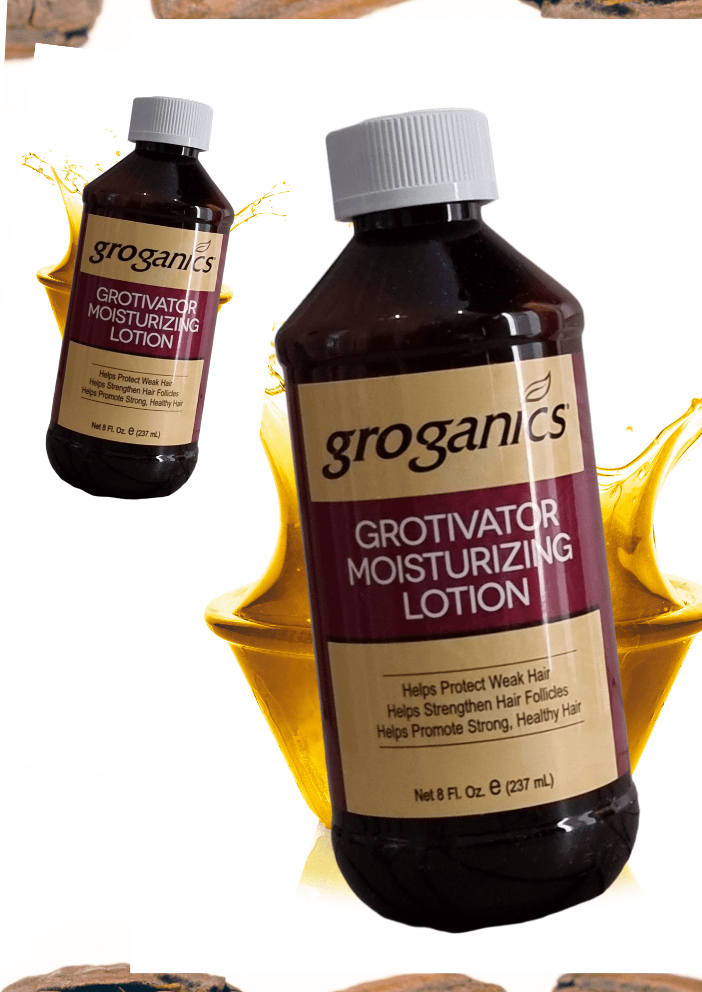 Groganics Grotivator Growth Moisturizing Lotion 237ml