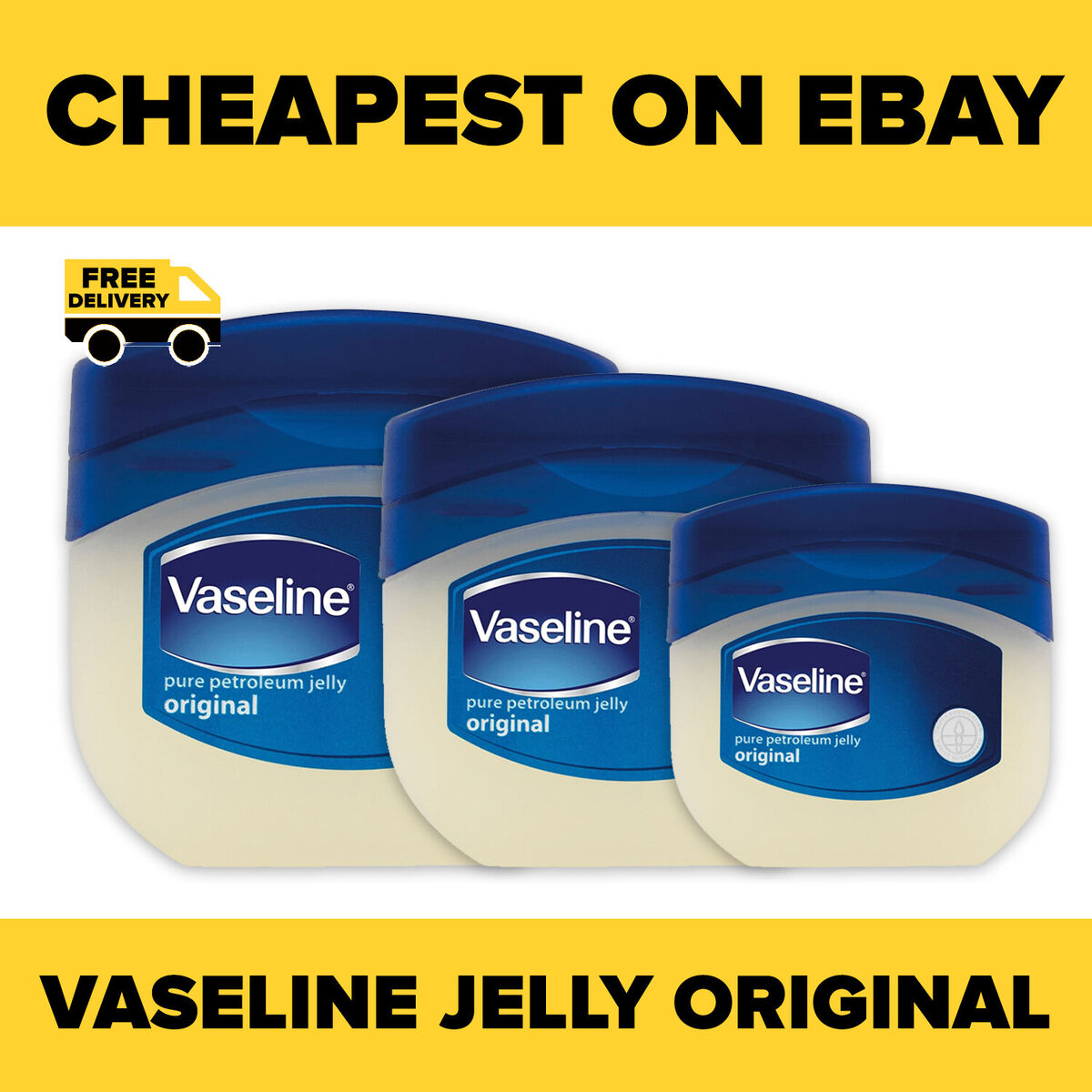 Vaseline Pure Petroleum Jelly Original Protect DRY Skin