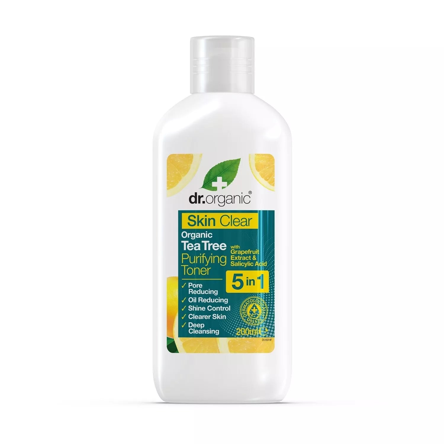 Dr Organic Skin Clear Organic 5 In 1 Tea Tree Purifying Toner 200ml