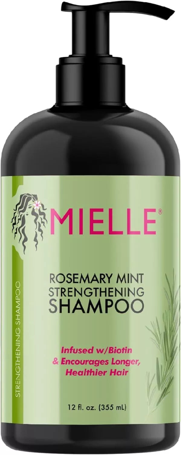 Mielle Rosemary Mint Strengthening Shampoo - Coconut,Mint,Rosemary Organic 355ml