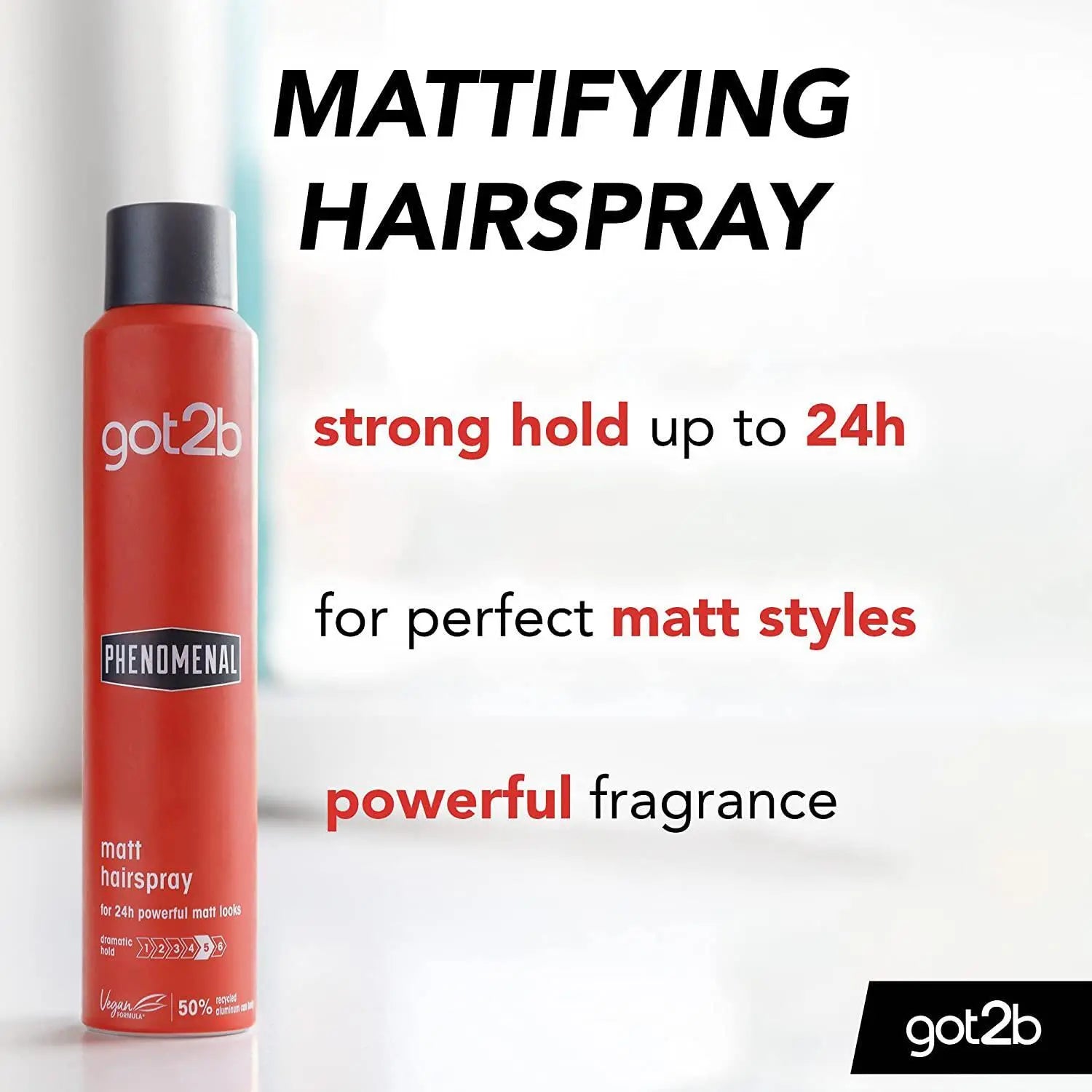 Schwarzkopf Got2b Mens Matt Hairspray with high Hold - 200ml