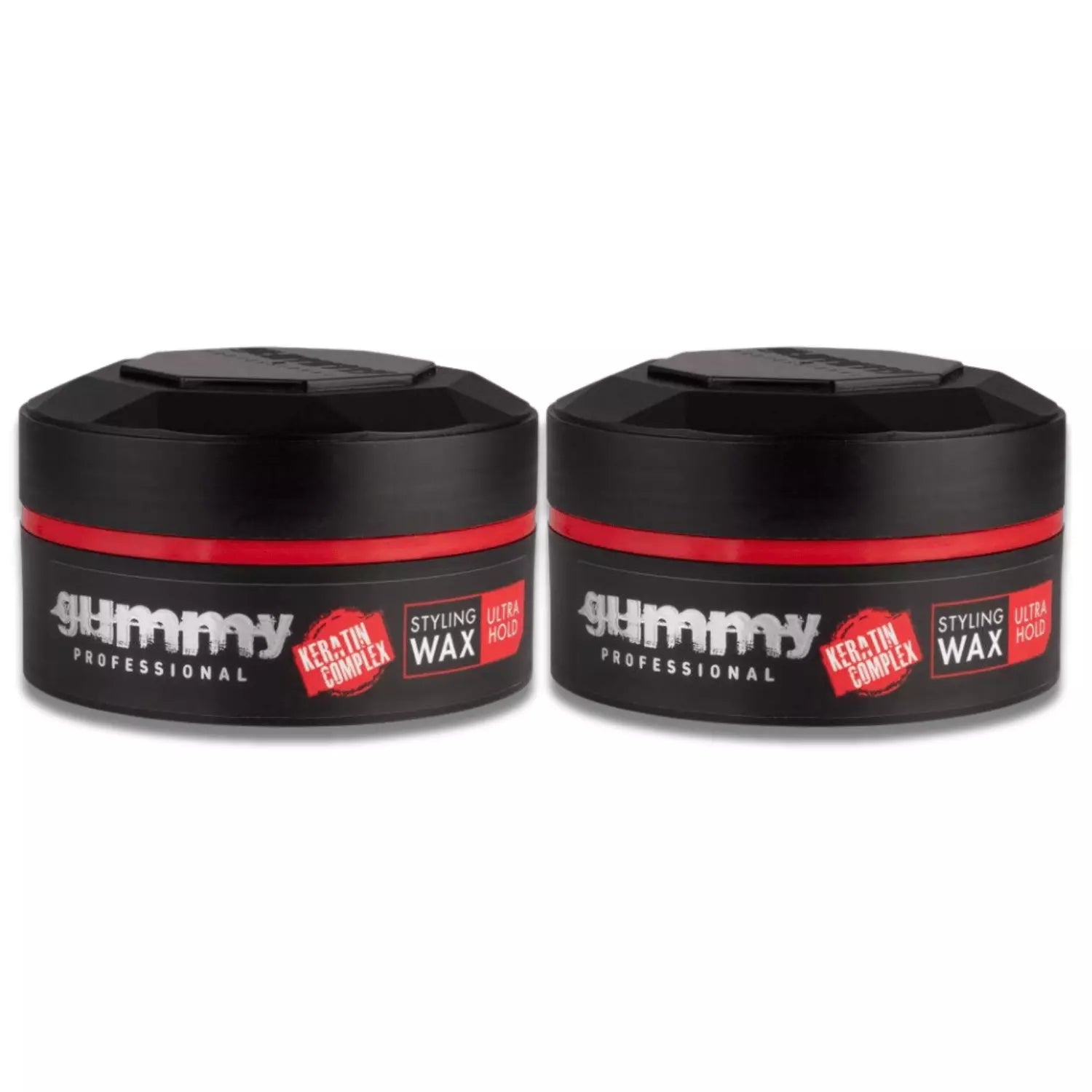 2x Gummy Hair Gel Ultra Hold Wax Professional Styling Gel - 150ml