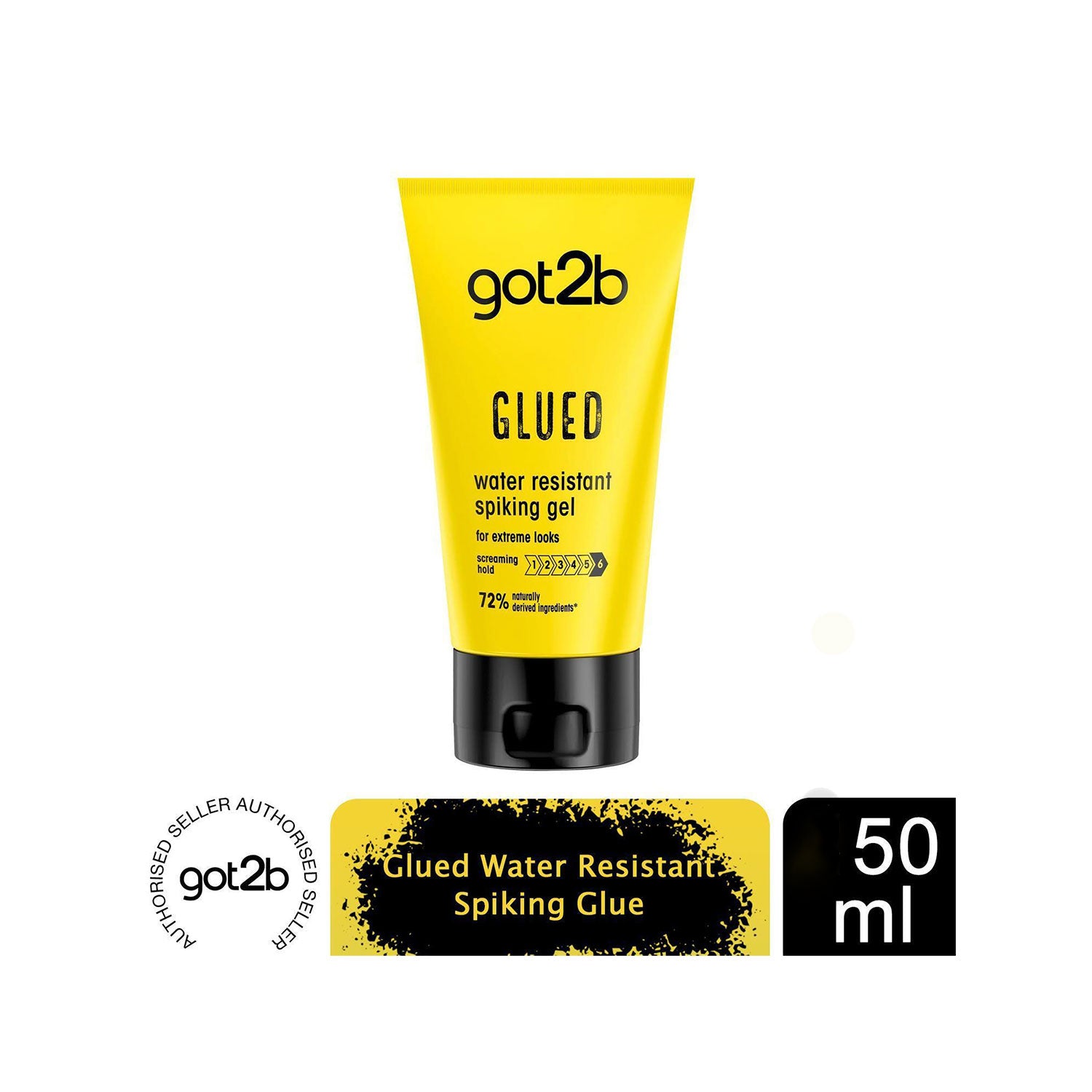 Schwarzkopf Got2b Glued Water Resistant Spiking Glue for Screaming Hold, 50ml