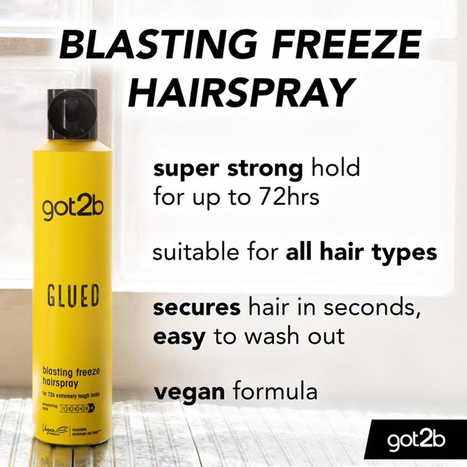 Schwarzkopf Got2b Glued Blasting Freeze Spray 100ml / 300ml