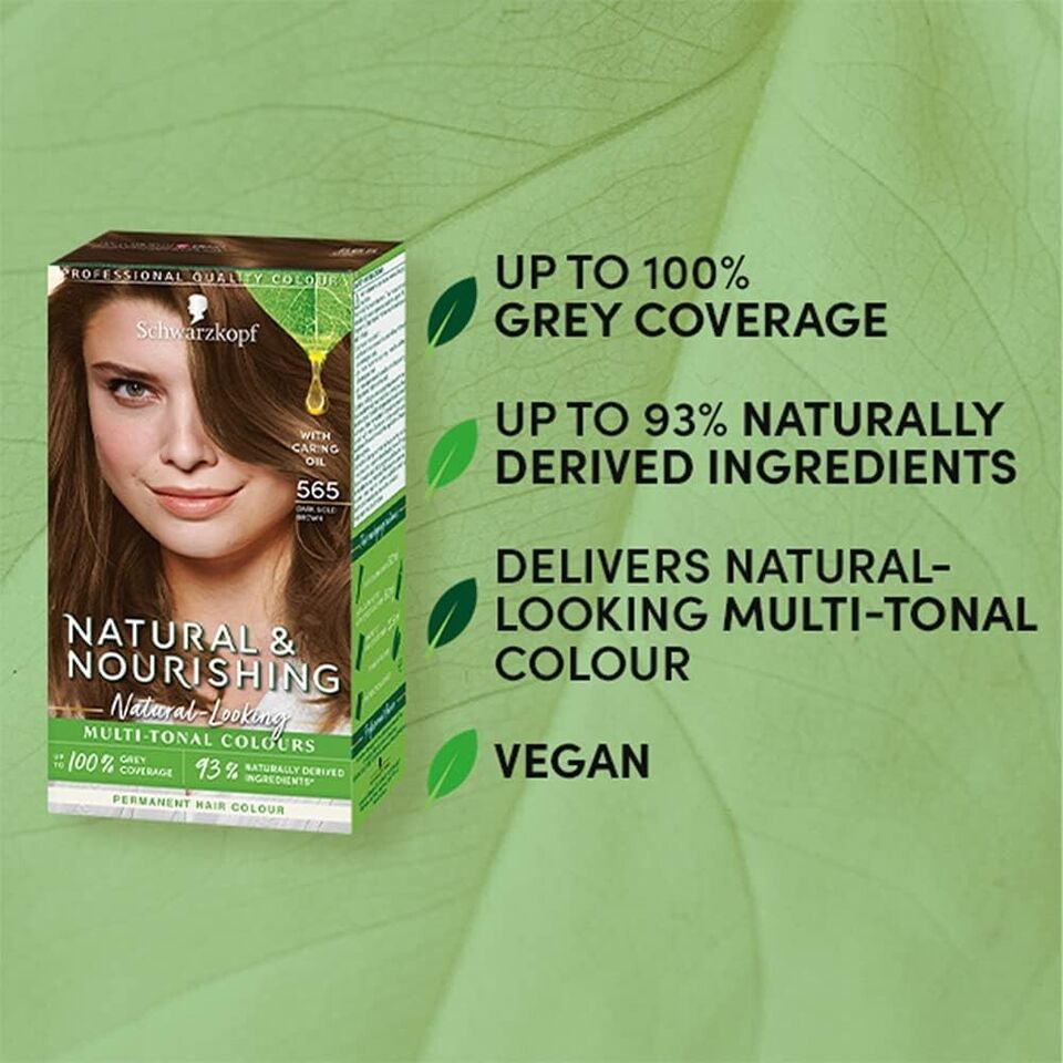 Schwarzkopf Natural And Nourishing Color Permanent Colour 565 Dark Gold Brown