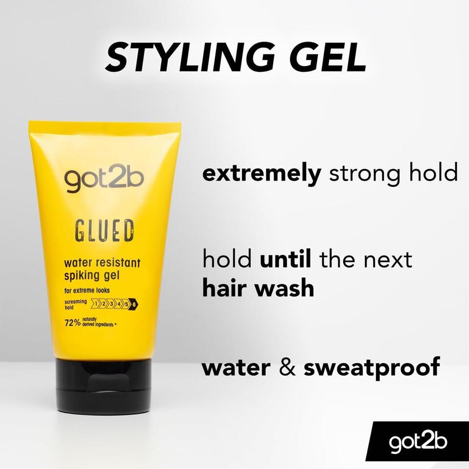 Schwarzkopf Got2b Glued Water Resistant Spiking Glue for Screaming Hold, 50ml