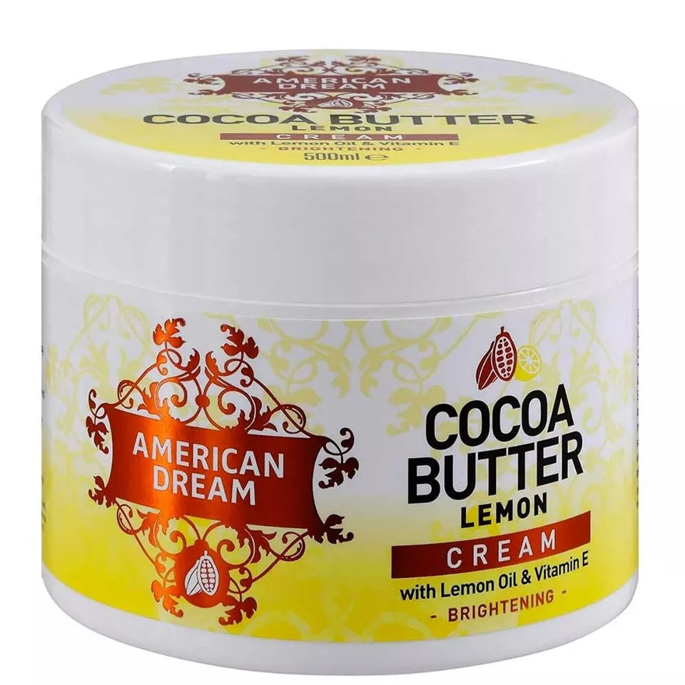 American Dream  Cocoa Butter Cream With Lemon 150ml / 500ml