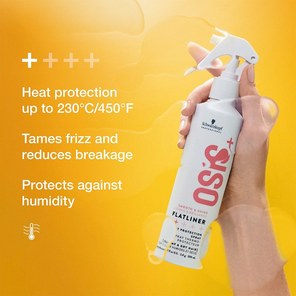 Schwarzkopf Osis+ Plus Flatliner Heat Protecting Spray 200ml