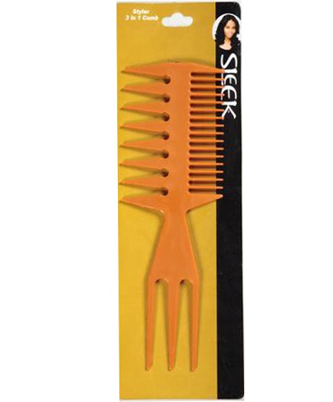 FirstLine Manufacturing Sleek Styler 3In1 Comb 