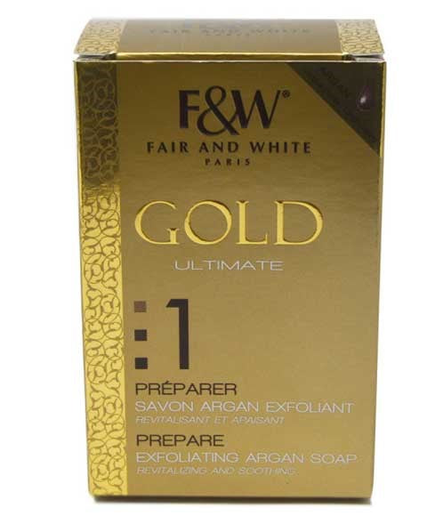 Fair And White Gold Ultimate Exfoliating Argan Soap