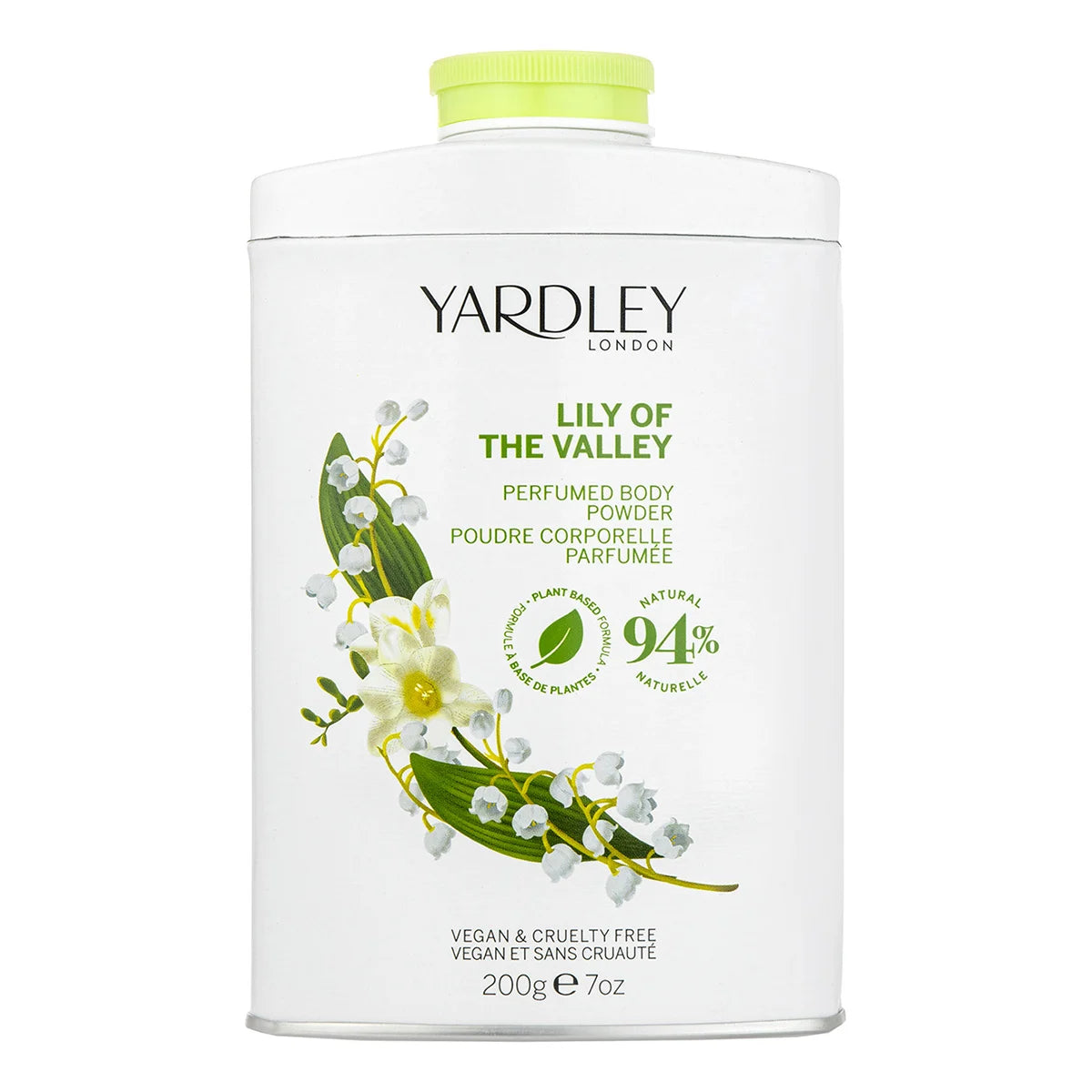 Yardley Lily Of The Valley Perfumed Body Powder 200g