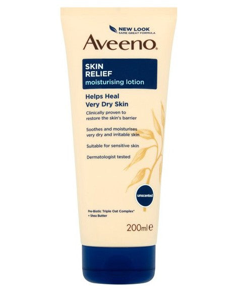 Johnson and Johnson Aveeno Skin Relief Moisturizing Lotion Tube