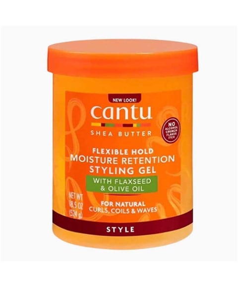 cantu hair products Cantu Shea Butter Moisture Retention Styling Gel With Flaxseed And Olive Oil