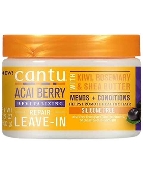 cantu hair products Acai Berry Shea Butter Revitalizing Repair Leave In Conditioner