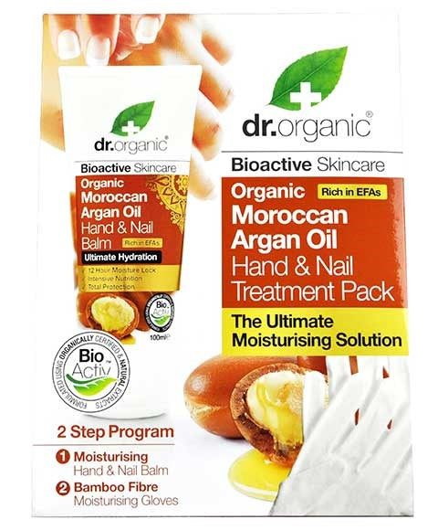 Dr Organic Bioactive Skincare Organic Moroccan Argan Oil Hand And Nail Treatment