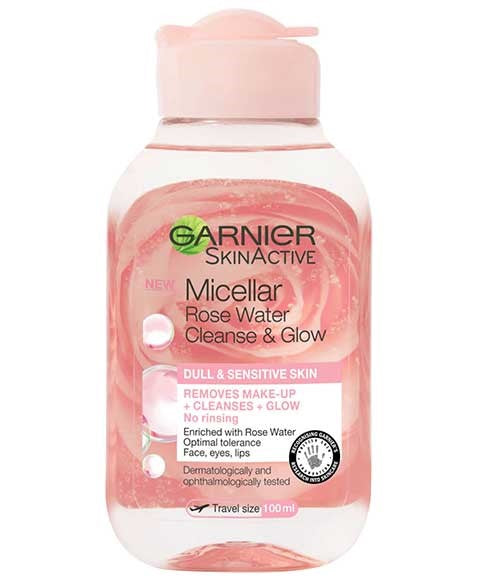 Garnier  Skin Active Micellar Rose Water Clean And Glow