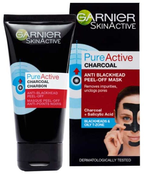 Garnier  Pure Active Charcoal Anti Blackhead Peel Off Mask