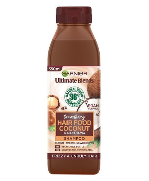 Garnier  Ultimate Blends Smoothing Hair Food Coconut Shampoo