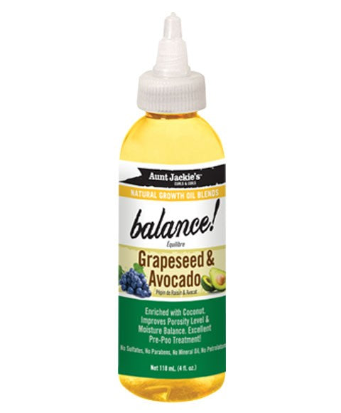 Aunt Jackies  Balance With Grapeseed And Avocado Oil