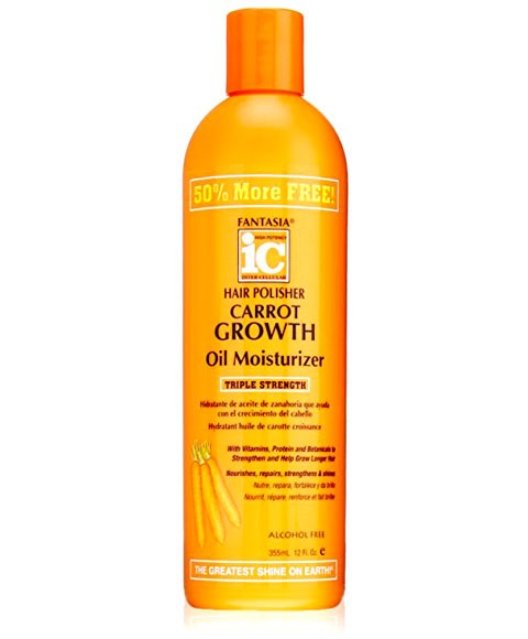 Fantasia Hair Polisher Carrot Growth Oil Moisturizer