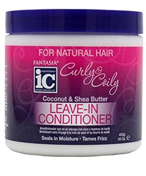 Fantasia Curly And Coily Coconut And Shea Butter Leave In Conditioner