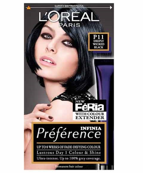 Loreal Preference Infinia Permanent Color P11 Deeply Wicked Black