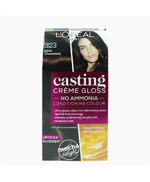 loreal Casting Creme Gloss Conditioning Color 323 Dark Chocolate