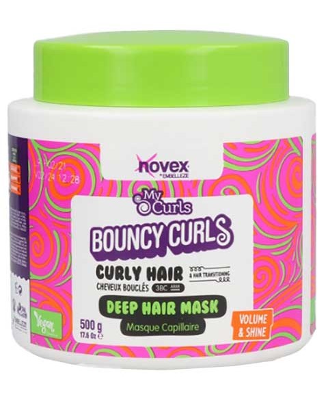 Novex My Curls Bouncy Curls Curly Hair Deep Hair Mask