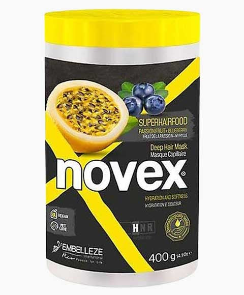 Novex Super Hair Food Passion Fruit Plus Blueberry Deep Hair Mask