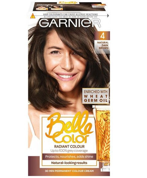 Garnier Belle Color Creme Permanent 4 Natural Dark Brown