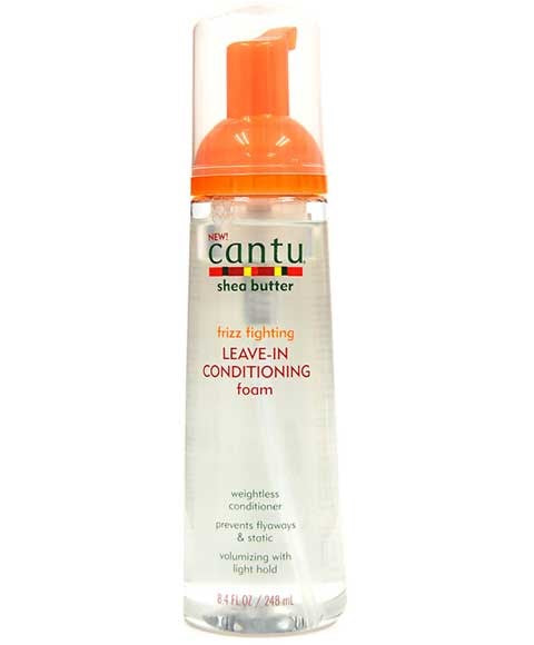 cantu hair products Cantu Shea Butter Leave In Conditioning Foam