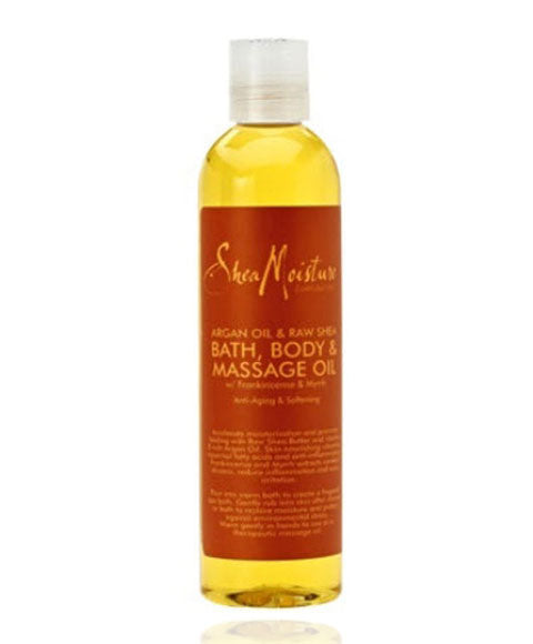 Shea Moisture Argan Oil And Raw Shea Bath Body And Massage Oil